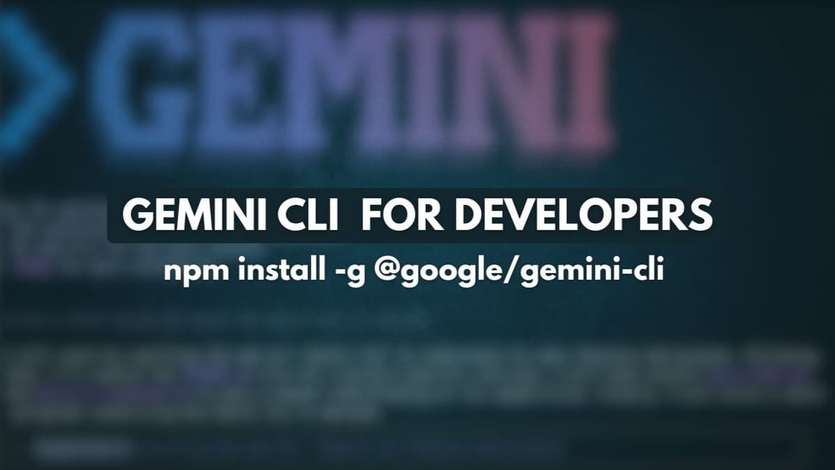 Gemini CLI for Web Developers – Complete Beginner’s Guide
