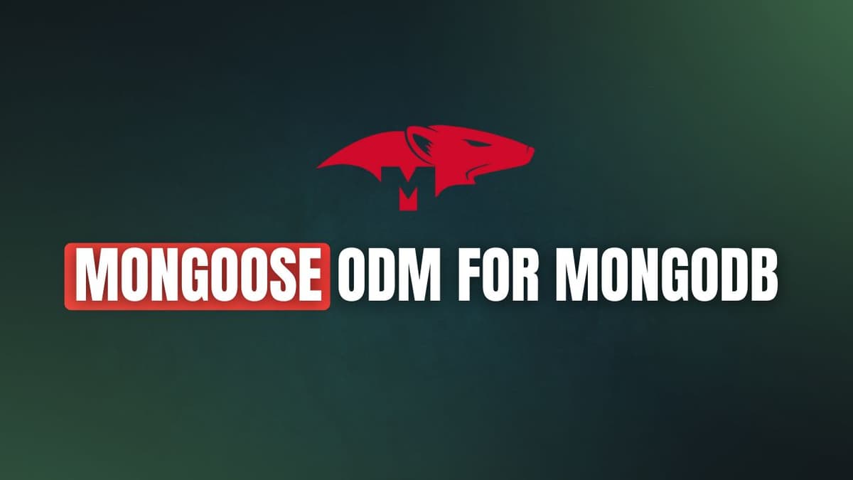 Mongoose ODM for MongoDB
