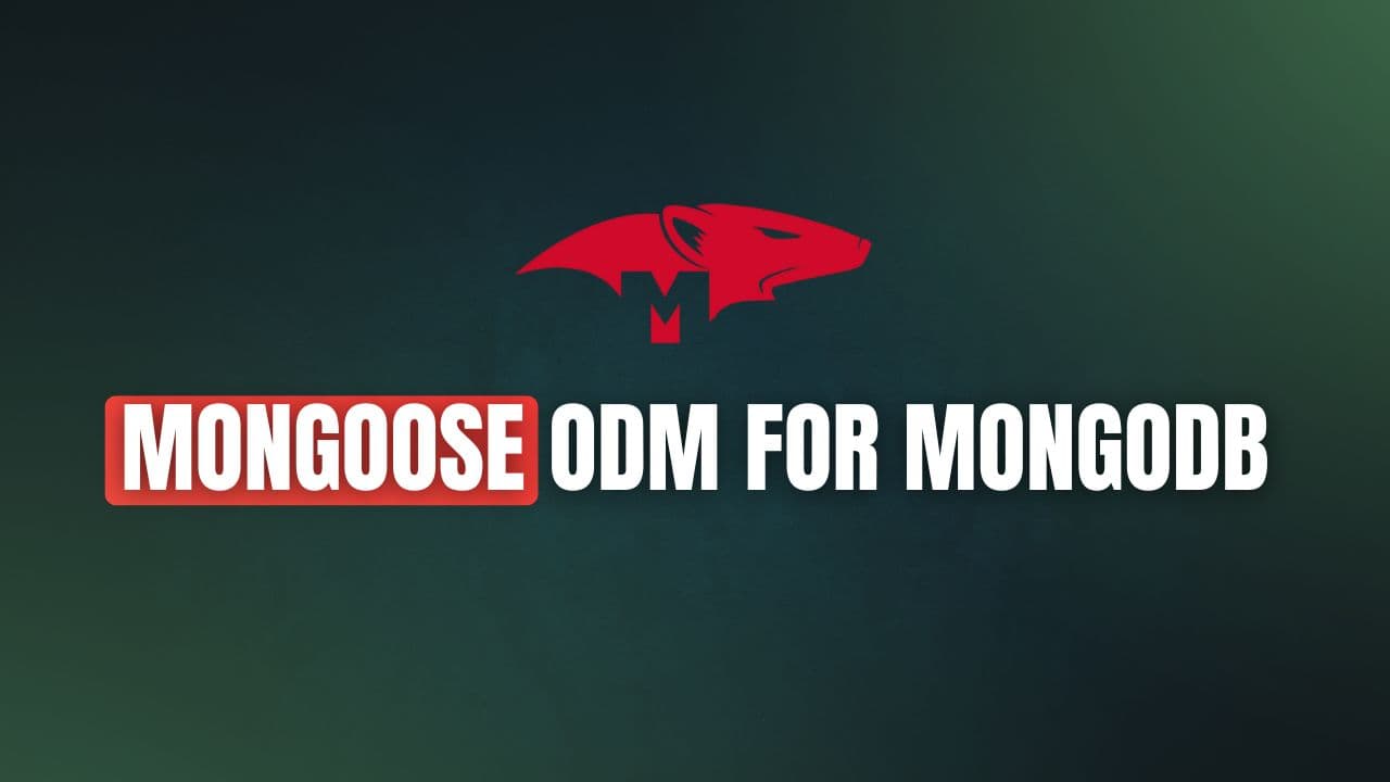 Mongoose ODM for MongoDB
